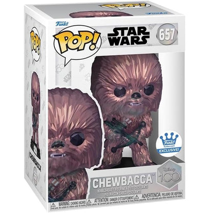 Funko Pop! Star Wars (657) Chewbacca Disney 100 - Vinyl Figure 9Cm Statuetta