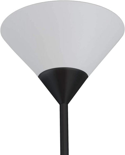 Lampada Piantana Led Da Terra 2 Luci E27 Braccio Flessibile Lettura Divano D23-N