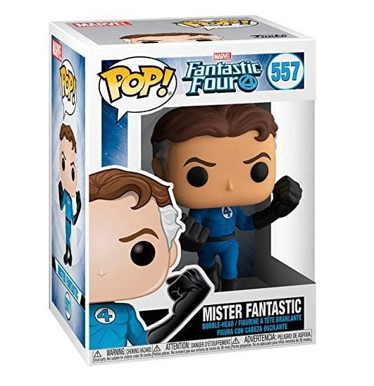 Funko Pop ! Marvel Fantastic Four4 - (557) Mister Fantastic Figure Fantastici 4