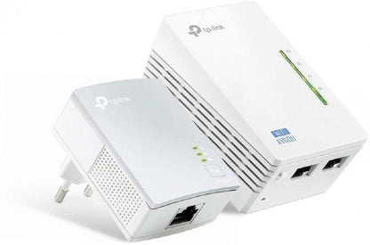 Tplink Powerline Av600 Wi-Fi 300Mbps Tl-Wpa4220 Kit 2.4 Ghz Ricevitore Extender
