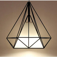 Lampadario Da Arredo Design Moderno Con Struttura Metallo Tessuto E27 Nero B20-N