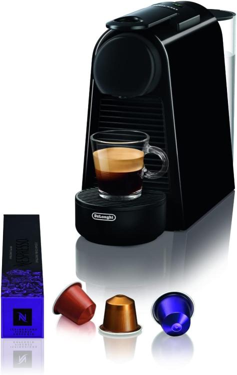 DE'LONGHI NESPRESSO ESSENZA MINI EN85.B MACCHINA DA CAFFÈ 0.6L NERO + 14 CAPSULE
