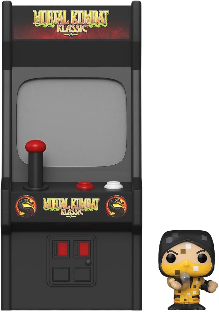 Funko Bitty Pop! Mortal Kombat Klassic Arcade Display: Scorpion - Mini Vinyl Figure