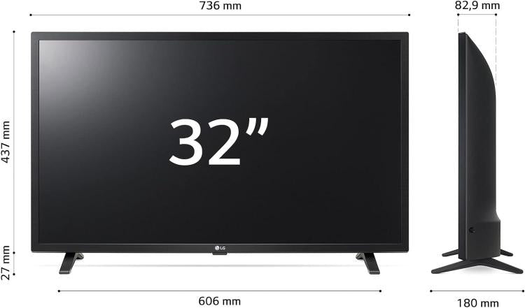 Lg 32" Smart Tv 32Lq63006 Full Hd Led Wi-Fi Dvb-T2 Processore A5 Webos 22 Ps4