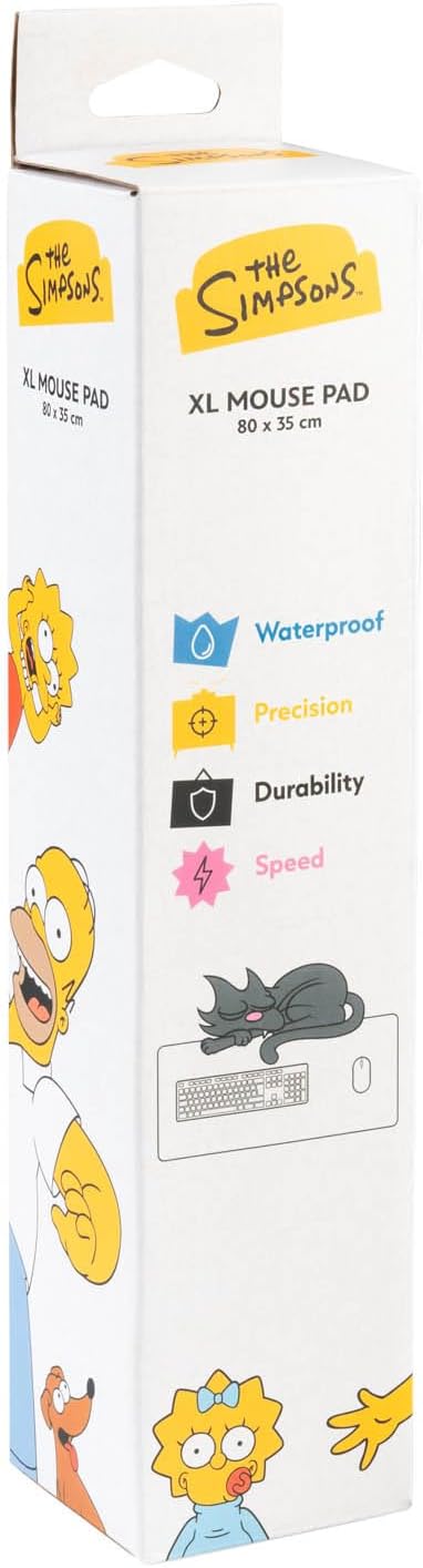 Desk Mat XXL The Simpsons - Tappetino Tastiera E Mouse Pad Gaming Scrivania
