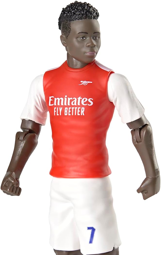 Sockers - Arsenal (Bukayo Saka) Action Figure Football/Calcio Statuetta da Collezione 20cm