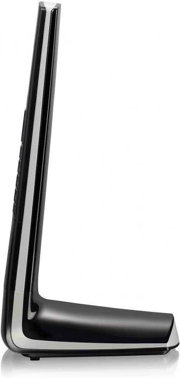 BRONDI LEMURE NERO TELEFONO CORDLESS PORTATILE CON VIVAVOCE SVEGLIA LED TOUCH