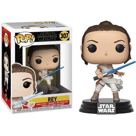 Funko Pop ! Star Wars (307) Rey Vinyl Figure 9Cm Statuetta Statua Collezionismo