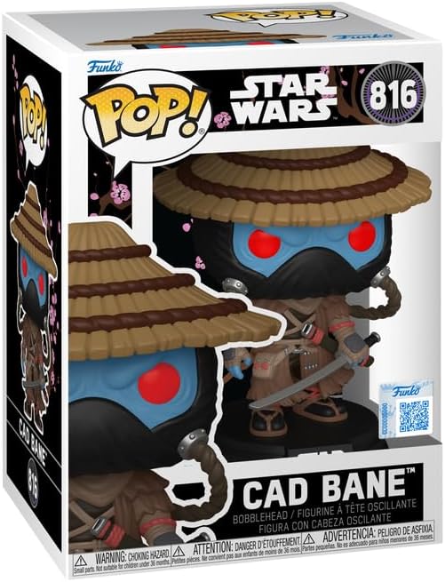 Funko Pop! Star Wars (816) Cad Bane Samurai - Bobblehead Vinyl Figure 9cm