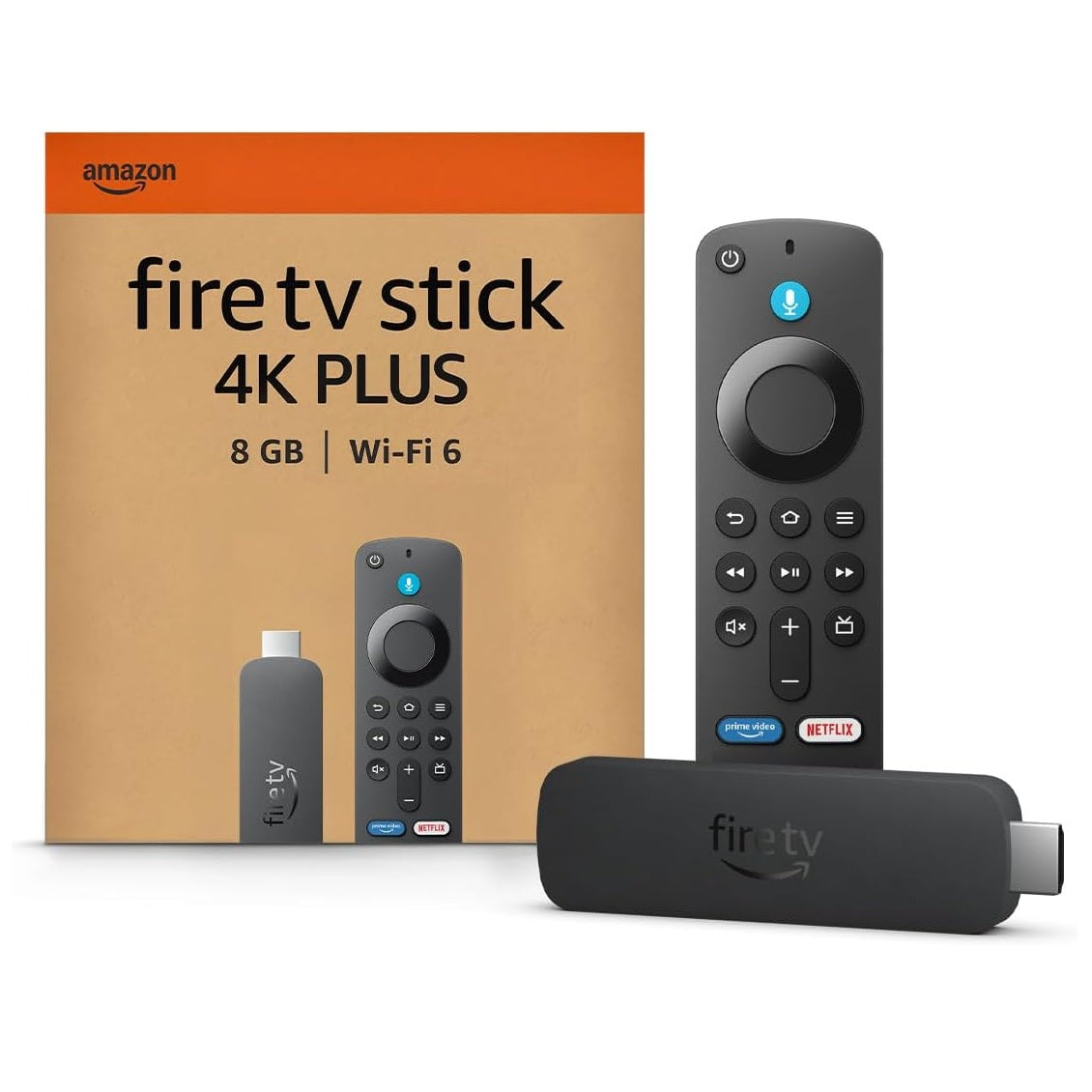 Amazon Fire Tv Stick 4K PLUS (Wi-Fi 6) Alexa+ Vision/Atmos HDR10+ + Telecomando Vocale