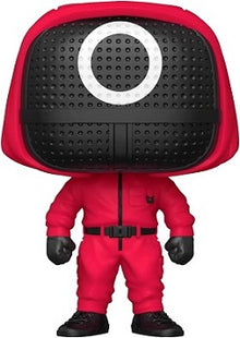 Funko Pop ! Television Squid Game - (1226) Masked Worker Red Soldier Figure 9Cm