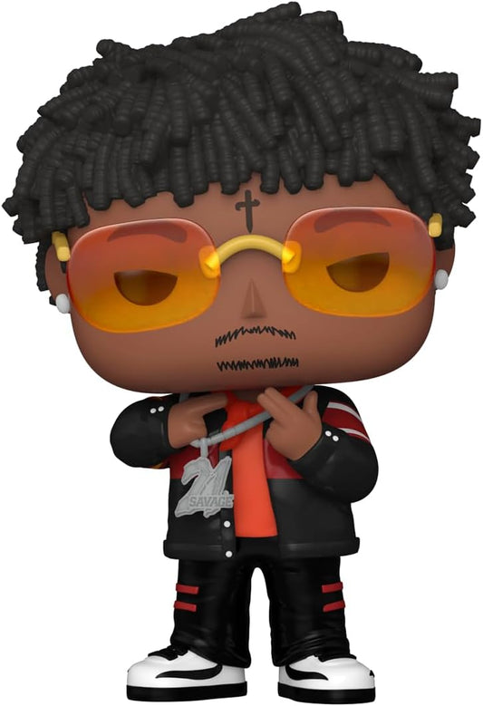 Funko Pop ! Rocks - 21 Savage (322) 21 Savage Vinyl Figure 9Cm