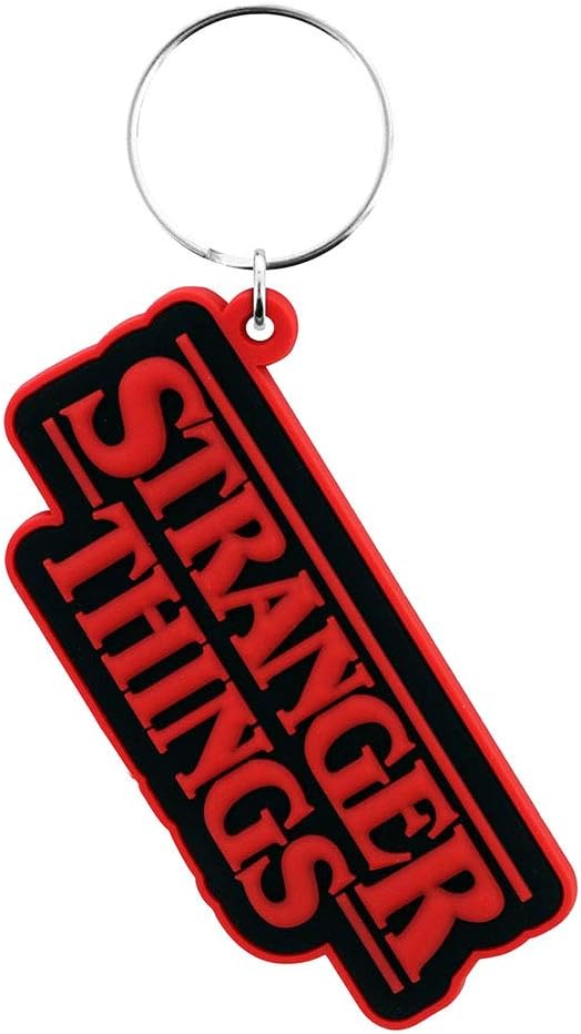 Pyramid Portachiavi (Stranger Things Logo) - Keychain In Gomma Netflix ST
