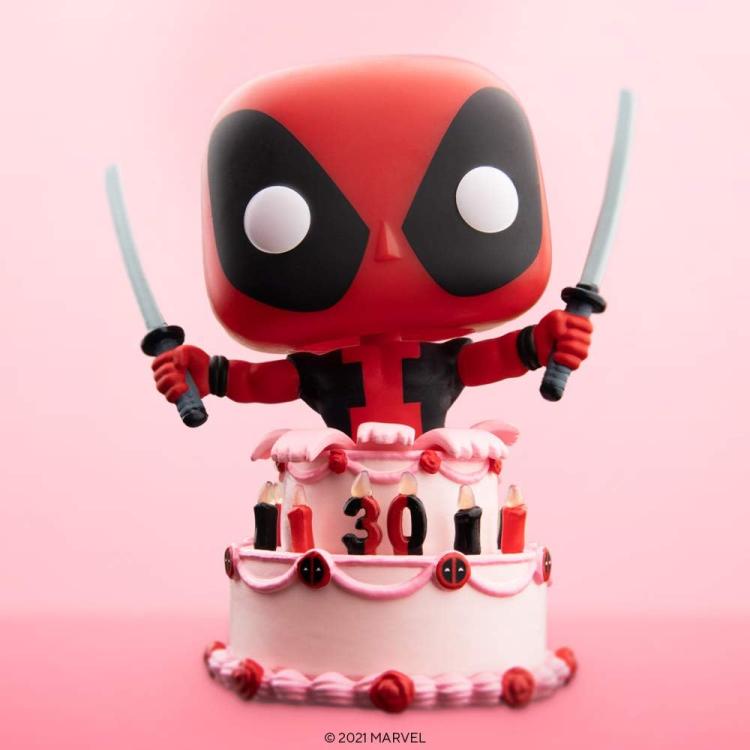 Funko Pop ! Marvel Deadpool 30Th - (776) - Deadpool In Cake Figure Con Torta 9Cm