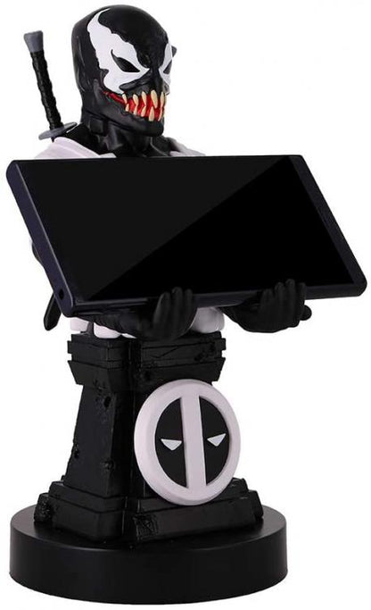 Cable Guys - (Deadpool Back Black) Marvel Statuetta Stand Smartphone Controller