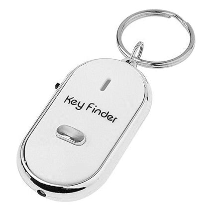 Portachiavi Sonoro Con Torcia Led Cerca Trova Chiavi Allarme Fischio Key Finder