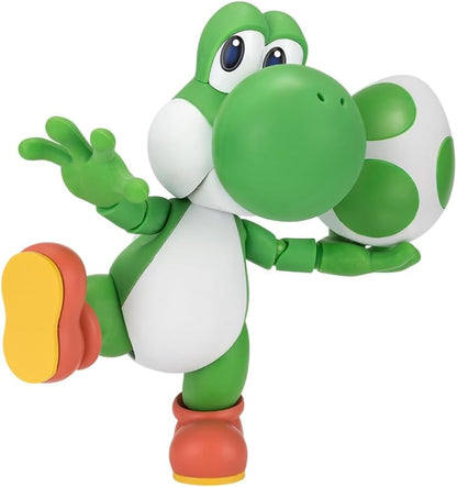 Bandai Namco S.H. Figuarts: Yoshi (Super Mario) - Figure Articolata 16cm Tamashi Nations