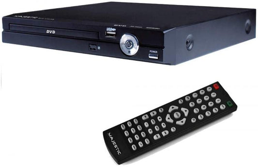 Majestic Lettore Dvd Dvx-475 Mpeg4 Jpeg Usb Presa Scart New Majestic Spa Nero