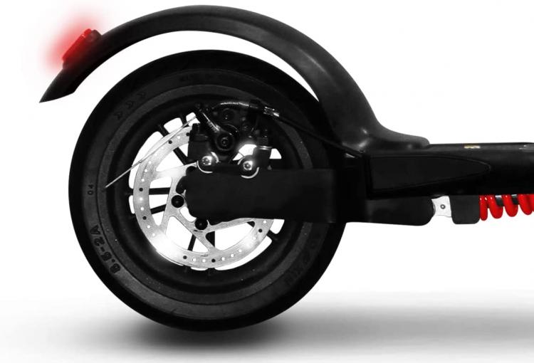 The One Spillo Xl 350W Monopattino 8,5" Led Scooter Elettrico Pieghevole Blue