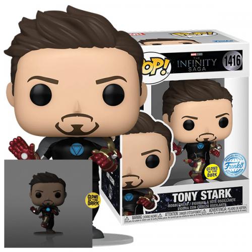 Funko Pop ! Marvel The Infinity Saga - (1416) Tony Stark (Iron Man 3) Glow 9cm