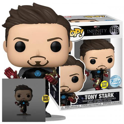 Funko Pop ! Marvel The Infinity Saga - (1416) Tony Stark (Iron Man 3) Glow 9cm
