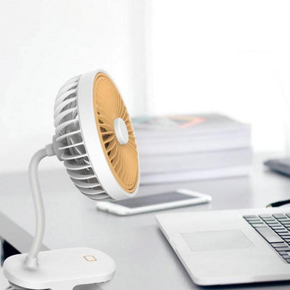 Ventilatore Mini Ricaricabile A Morsetto Clip Portatile Da Viaggio Tavolo - 5236