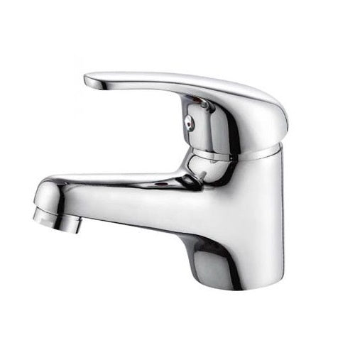 Rubinetto Da Lavabo Miscelatore Monocomando Per Bagno Ottone Cromato Bari 52927