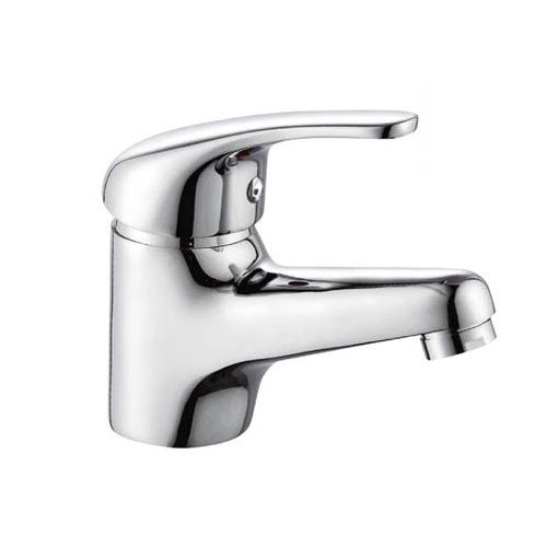 Rubinetto Da Lavabo Miscelatore Monocomando Per Bagno Ottone Cromato Bari 52927