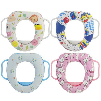 Riduttore Wc con Maniglie per Bambini Sedile Morbido Copriwater Water 59783