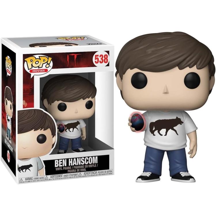 Funko Pop ! Movies It (538) Ben Hanscom W/Egg Figure 9Cm Film Horror Pennywise