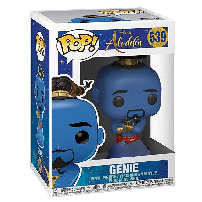 Funko Pop ! Disney Aladdin (539) Genie Figure Vinyl 9Cm Statuetta Da Collezione