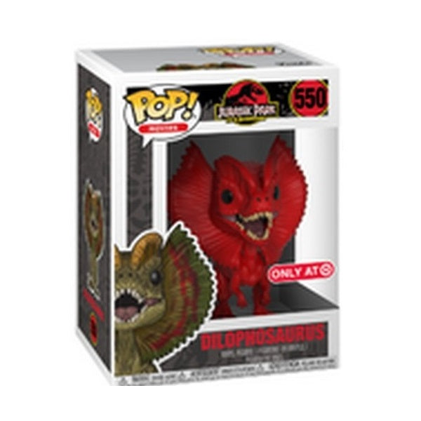 Funko Pop! Jurassic Park (550) Dilophosaurus (Limited Red Edition) Vinyl Figure