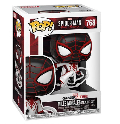 Funko Pop ! Marvel Spiderman Miles Morales - (768) Spider-Man Track Suit Figure