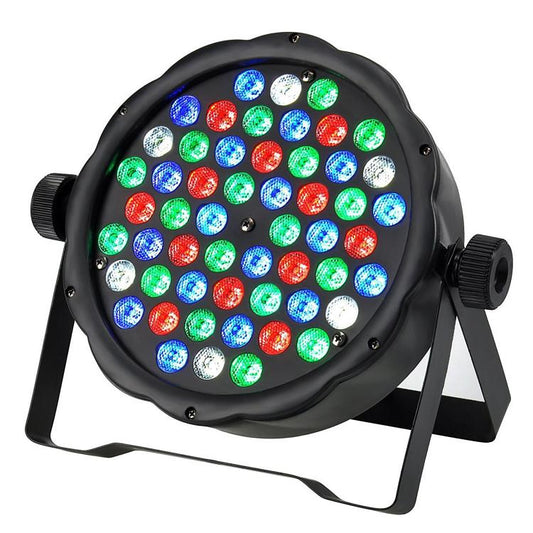 Faro Par Rgb 54 Led Alta Luminosita Dmx 512 Strobo Wash Programmabile Discoteca