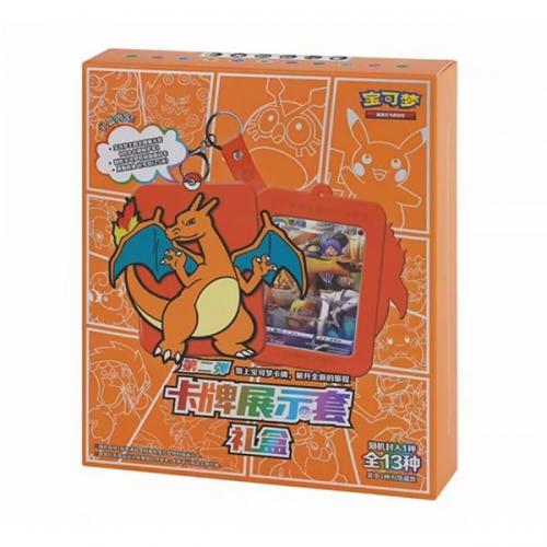 Pokemon -Charizard Set Di Portachiavi Con Cornice A Sorpresa – Collezione Brave Stars (modello casuale) – Versione cinese