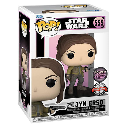 Funko Pop ! Star Wars - (555) Power Galaxy Jyn Erso Special Edition Figure 9Cm