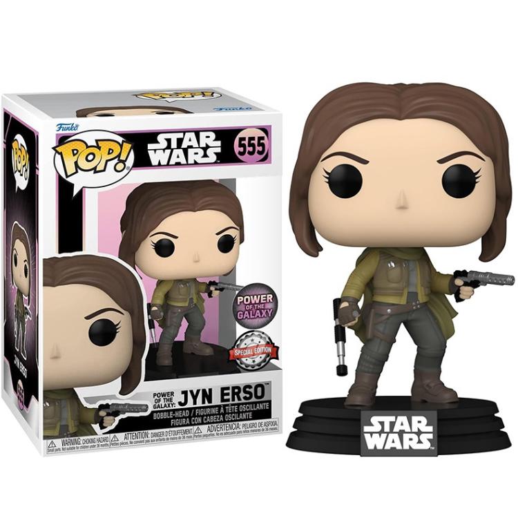 Funko Pop ! Star Wars - (555) Power Galaxy Jyn Erso Special Edition Figure 9Cm