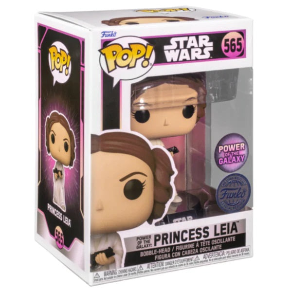 Funko Pop! Star Wars: Princess Leia (378) Power Of The Galxy - Special Edition