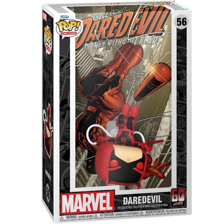 Funko Pop ! Comic Cover Marvel 60Th (56) Daredevil Vinyl Figure Da Collezione