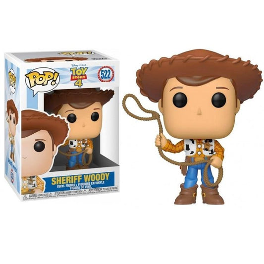 Funko Pop ! Toy Story 4 - (522) Sheriff Woody Figure Vinyl Pixar Toys Movie