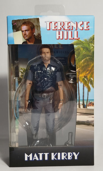 Terence Hill Action Figure  "I due superpiedi quasi piatti"  Matt Kirby 18 cm