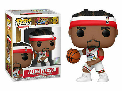 Funko Pop Nba Legends 102 Allen Iverson Sixers Home Vinyl Action Figure Statua