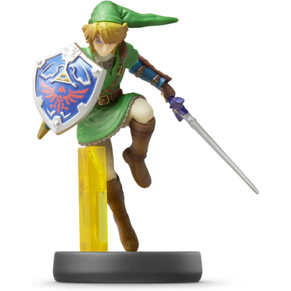 AMIIBO NINTENDO SUPER SMASH BROS COLLECTION - LINK NO.5  FIGURE STATUA ZELDA HAC