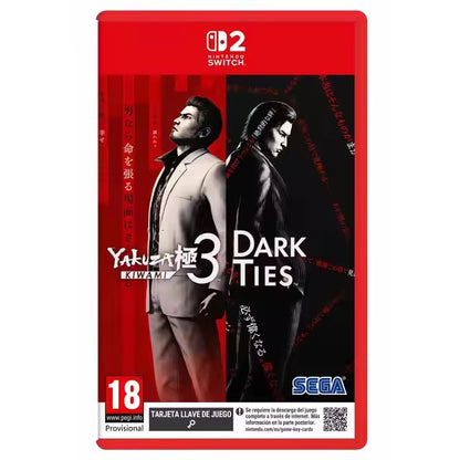 Yakuza Kiwami 3 & The Dark Ties Nintendo Switch 2 PAL Eu Italiano Nuovo Sigillato