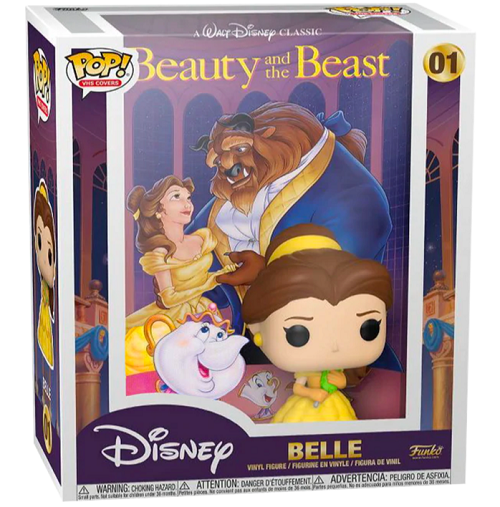 Funko Pop ! Walt Disney Classic Beauty And The Beast (01) Belle Vhs Covers S.E.