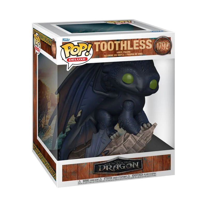 Funko Pop ! Deluxe Dragon Trainer - (1792) Toothless (Sdentato) Vinyl Figure 15cm