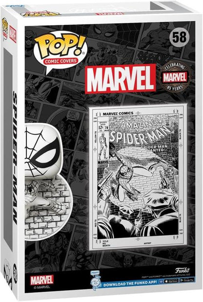 Funko Pop ! Comic Cover Marvel 85Th - (58) Spider-Man Vinyl Figure Da Collezione