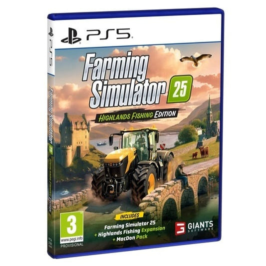 Farming Simulator 25: Highlands Fishing Edition Ps5 Gioco Italiano Nuovo Preorder