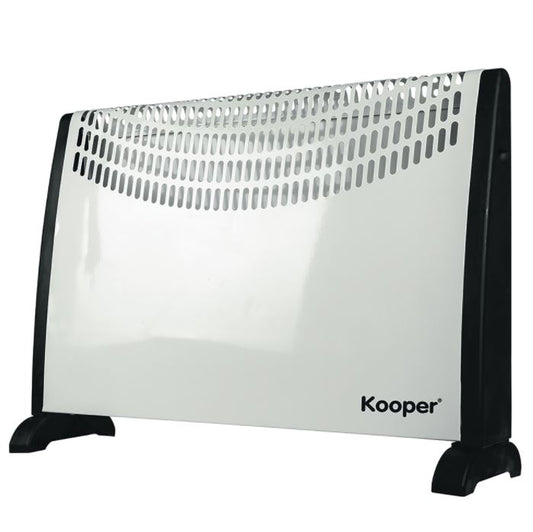 Kooper | Termoconvettore Vela Termoventilatore Stufa Da Pavimento A Parete 2000W