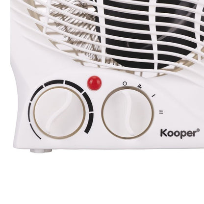 Kooper Caldobagno Ventosus Termoventilatore 2000W Stufetta Elettrica | Grigio